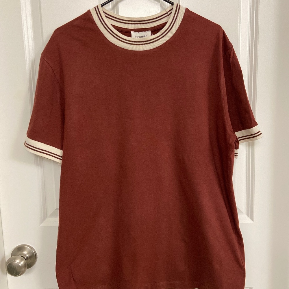 octobre Egeo T-shirt Burgundy - Size M